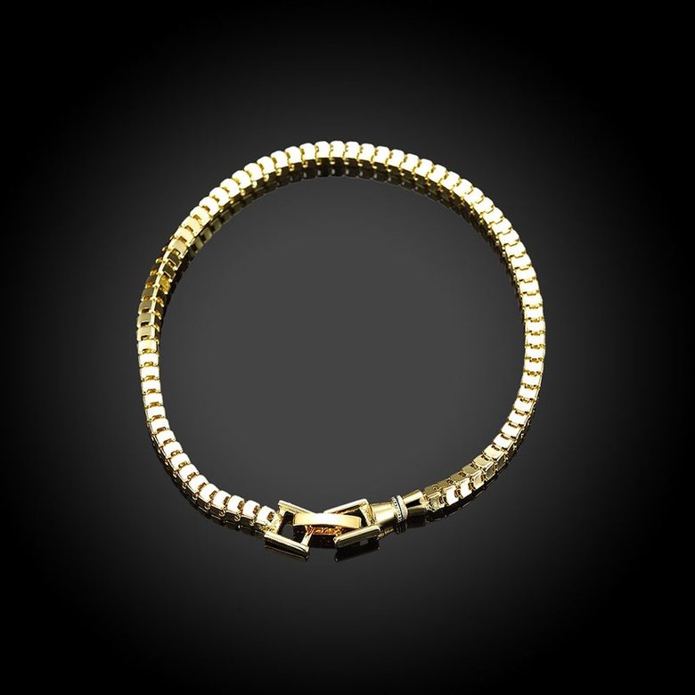 Wholesale Trendy Antique Gold Round Bracelet TGGPB042 3