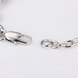 Wholesale Romantic Platinum Round Rhinestone Bracelet TGGPB036 0 small