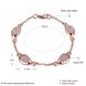 Wholesale Romantic Rose Gold Star Rhinestone Bracelet TGGPB040 0 small