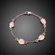 Wholesale Romantic Rose Gold Star Rhinestone Bracelet TGGPB040 1 small