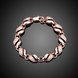 Wholesale Romantic Rose Gold Round Rhinestone Bracelet TGGPB043 4 small