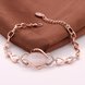 Wholesale Romantic Rose Gold Round Semi-precious Stone Bracelet TGGPB058 0 small