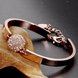 Wholesale Trendy Rose Gold Round Rhinestone Bracelet TGGPB073 4 small