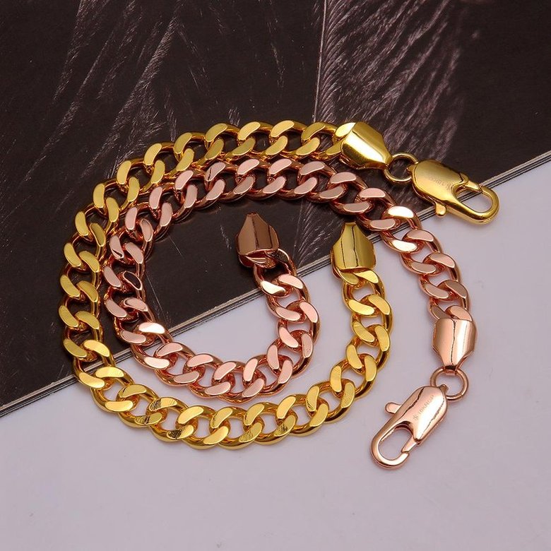 Wholesale Classic Rose Gold Geometric Bracelet TGGPB097 2