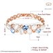 Wholesale Trendy 18K Gold Round Rhinestone Bracelet TGGPB106 3 small