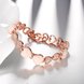 Wholesale Classic Rose Gold Round Rhinestone Bracelet TGGPB123 3 small