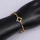 Wholesale Romantic 24K Gold Geometric CZ Bracelet TGGPB129 1 small