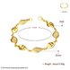 Wholesale Classic 24K Gold Water Drop CZ Bracelet TGGPB023 0 small