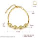 Wholesale Trendy 24K Gold Round CZ Bracelet TGGPB140 0 small