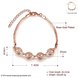 Wholesale Trendy 24K Gold Round CZ Bracelet TGGPB140 4 small