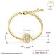 Wholesale Romantic 24K Gold Plant CZ Bracelet TGGPB147 0 small