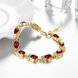 Wholesale Classic 24K Gold Round Resin Bracelet TGGPB029 3 small