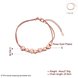 Wholesale Romantic 18K Gold Heart Bracelet TGGPB169 1 small