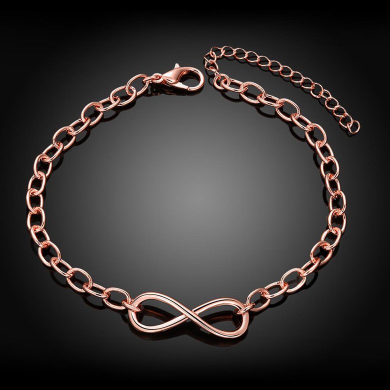 Wholesale Classic Rose Gold Geometric Bracelet TGGPB142 0