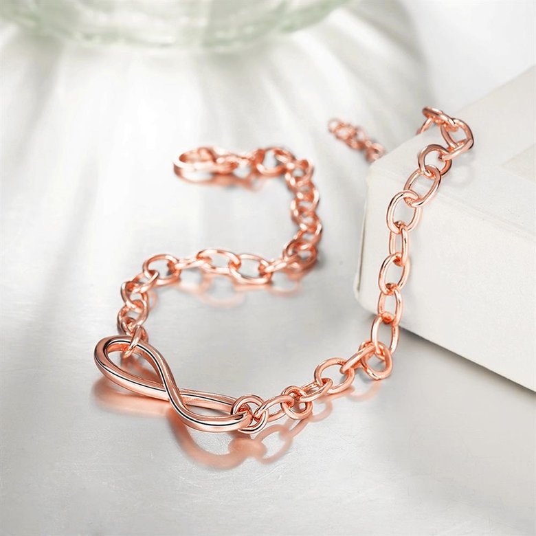 Wholesale Classic Rose Gold Geometric Bracelet TGGPB142 2