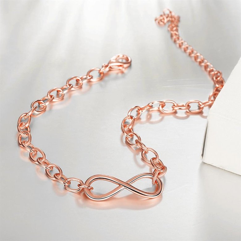 Wholesale Classic Rose Gold Geometric Bracelet TGGPB142 3