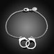 Wholesale Romantic Silver Geometric Bracelet TGGPB151 1 small