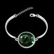 Wholesale Romantic Silver Round Glass Bracelet TGLB025 0 small