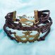 Wholesale Trendy Antique Bronze Geometric Bracelet TGLEB147 0 small