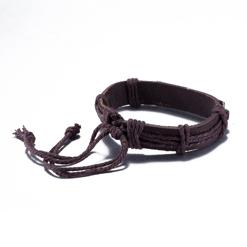 Wholesale Trendy Black Gun Geometric Bracelet TGLEB228 2