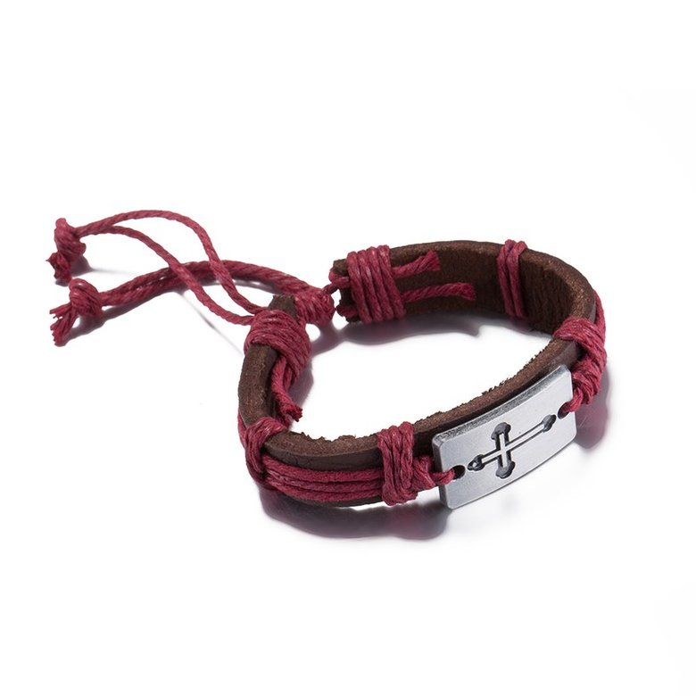Wholesale Trendy Zinc Alloy Cross Bracelet TGLEB231 2