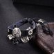 Wholesale Trendy Antique Silver Round Bracelet TGLEB164 2 small