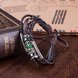 Wholesale Trendy Antique Silver Geometric Bracelet TGLEB006 4 small