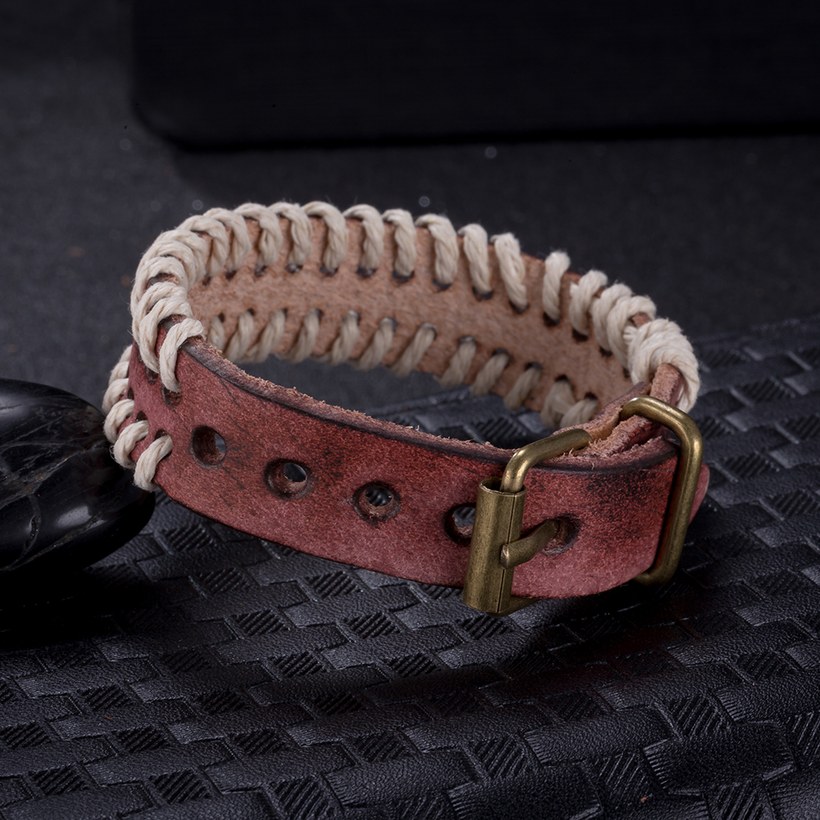 Wholesale Trendy Antique Bronze Geometric Bracelet TGLEB203 8