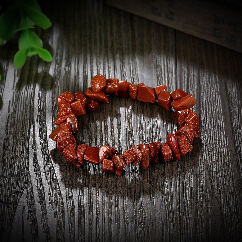 Wholesale Vintage Geometric Brown Crystal Bracelet TGNSB015 1