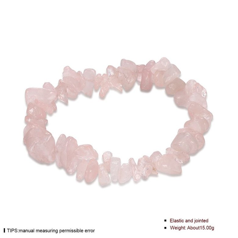 Wholesale Vintage Geometric Pink Crystal Bracelet TGNSB020 0