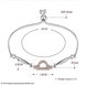 Wholesale Libra Constellations Real 925 Sterling Silver CZ Bracelet TGSLB047 4 small