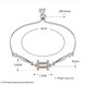 Wholesale Gemini Constellations Real 925 Sterling Silver CZ Bracelet TGSLB049 4 small