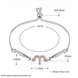 Wholesale Aries Constellations Real 925 Sterling Silver CZ Bracelet TGSLB051 4 small