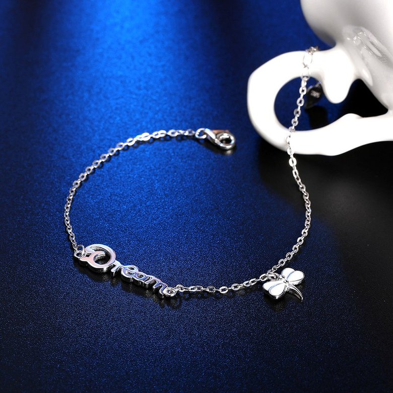 Wholesale Romantic Silver Insect Bracelet TGSLB026 2