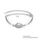 Wholesale Trendy Silver Geometric CZ Bracelet TGSLB038 0 small