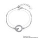 Wholesale Trendy Silver Round CZ Bracelet TGSLB040 0 small