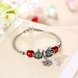 Wholesale Vintage Antique Silver Red CZ Bracelet TGSLB006 1 small