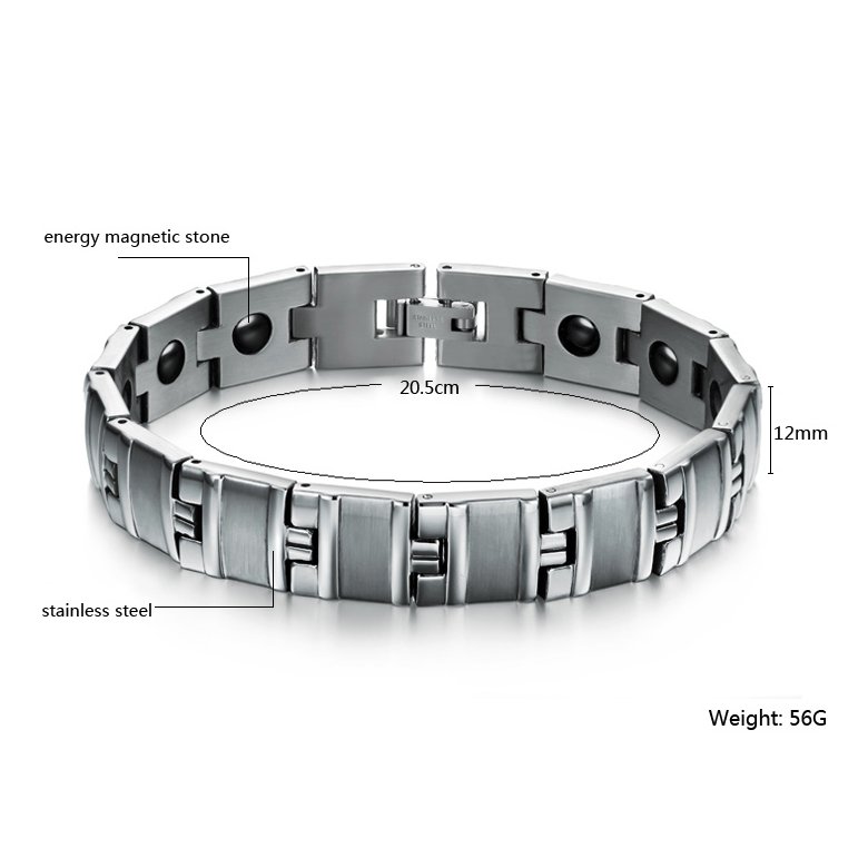 Wholesale Stainless steel radiation protection health magneticman Bracelet TGSMB050 0