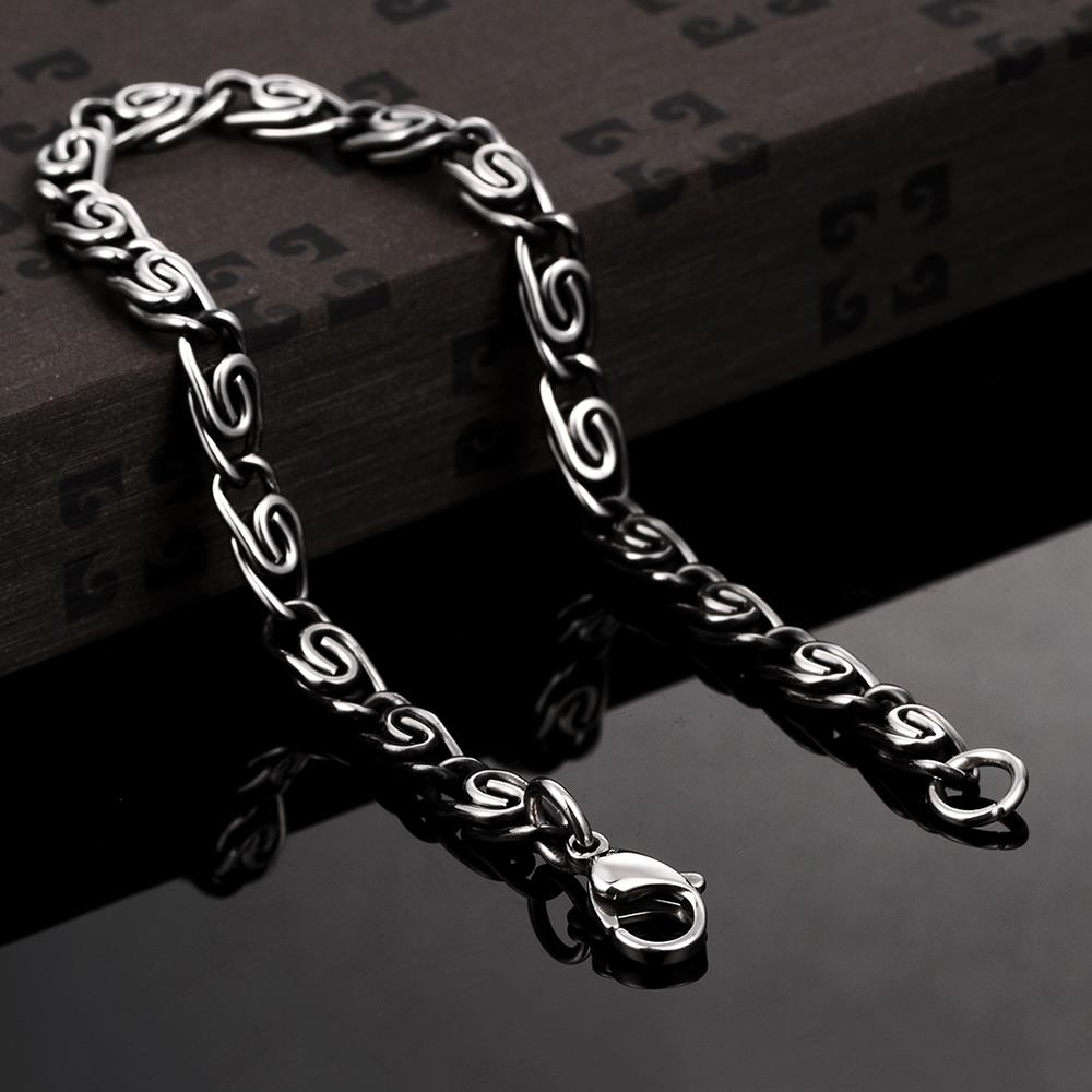Wholesale Punk 316L stainless steel Geometric Bracelet TGSMB030 2