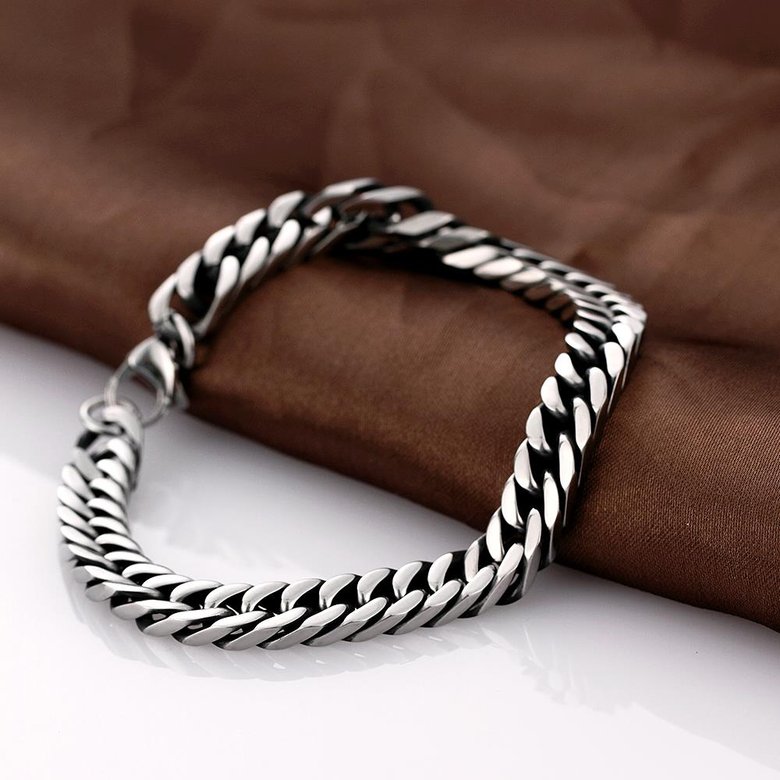 Wholesale Rock 316L stainless steel Geometric Bracelet TGSMB033 3