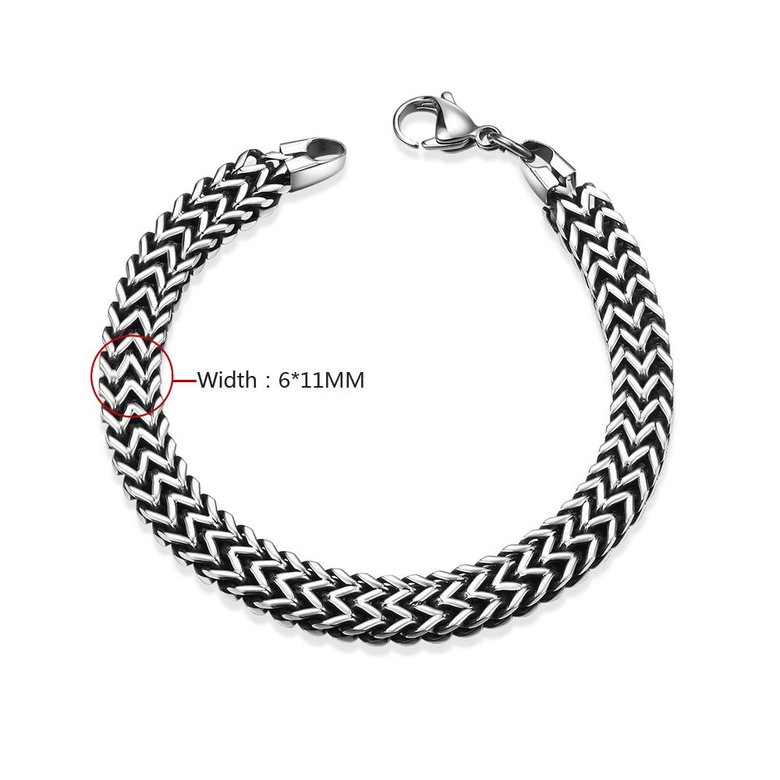 Wholesale Rock 316L stainless steel Figure Bracelet TGSMB035 0