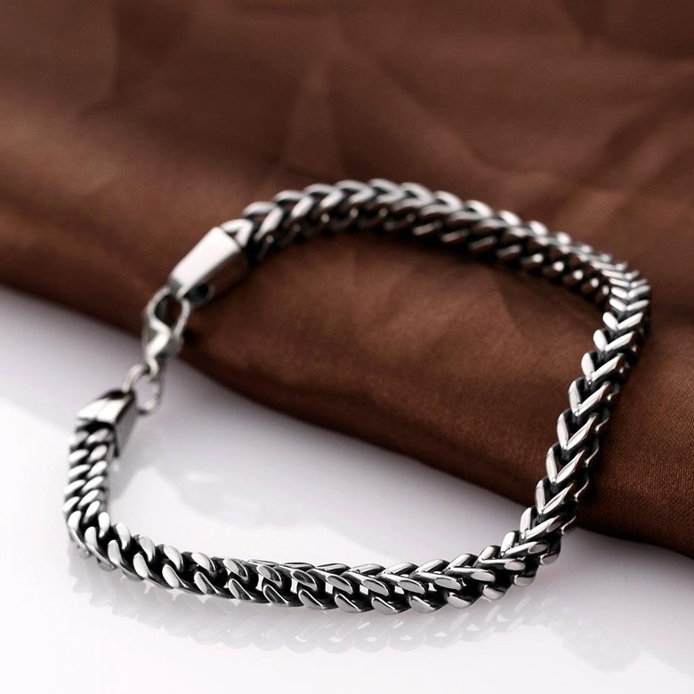 Wholesale Vintage 316L stainless steel Figure Bracelet TGSMB037 1