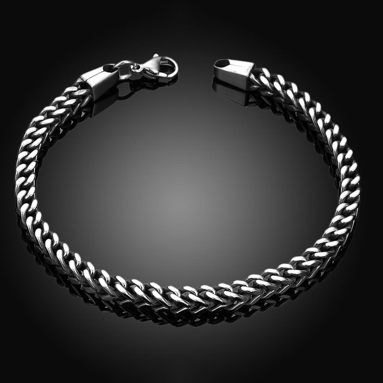 Wholesale Vintage 316L stainless steel Figure Bracelet TGSMB037 3