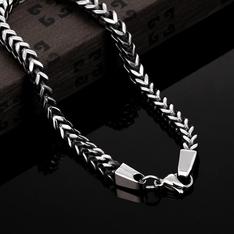 Wholesale Vintage 316L stainless steel Figure Bracelet TGSMB037 4