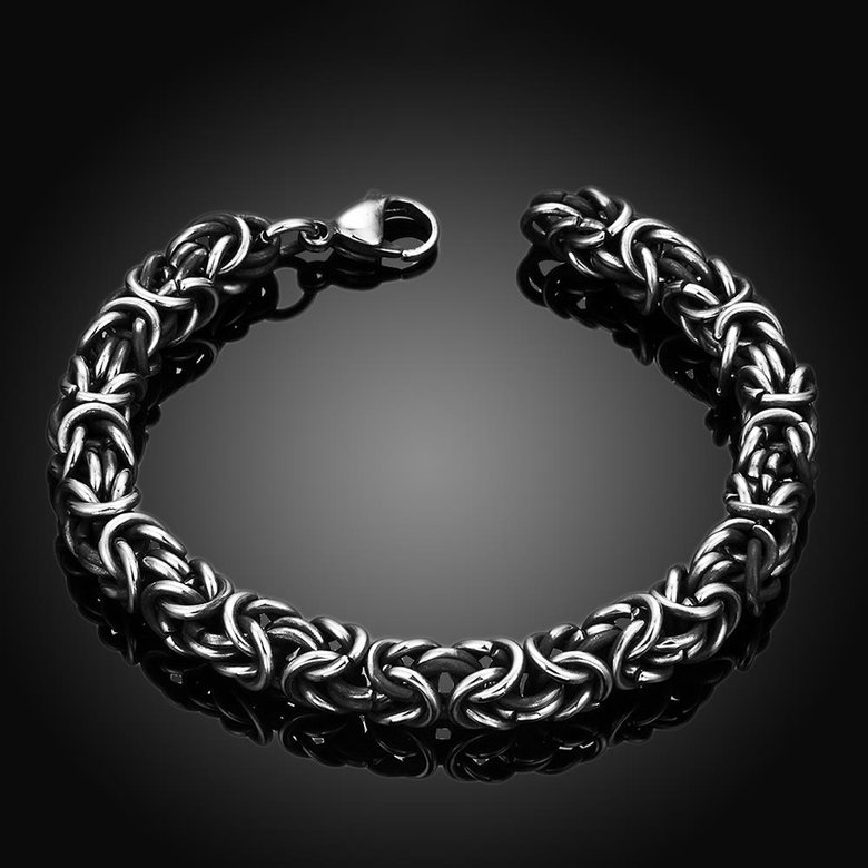 Wholesale Rock 316L stainless steel Geometric Bracelet TGSMB038 1