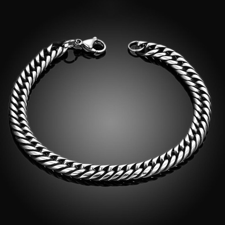 Wholesale Vintage 316L stainless steel Geometric Bracelet TGSMB039 1