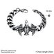 Wholesale Vintage 316L stainless steel Animal Bracelet TGSMB042 4 small