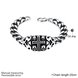 Wholesale Punk 316L stainless steel Cross Bracelet TGSMB043 4 small