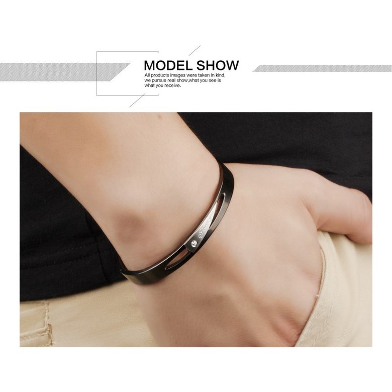 Wholesale New Fashion Stainless Steel Couples BraceletLovers TGSMB013 4