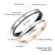 Wholesale 2018 New Fashion Stainless Steel Couples BraceletLovers TGSMB002 1 small